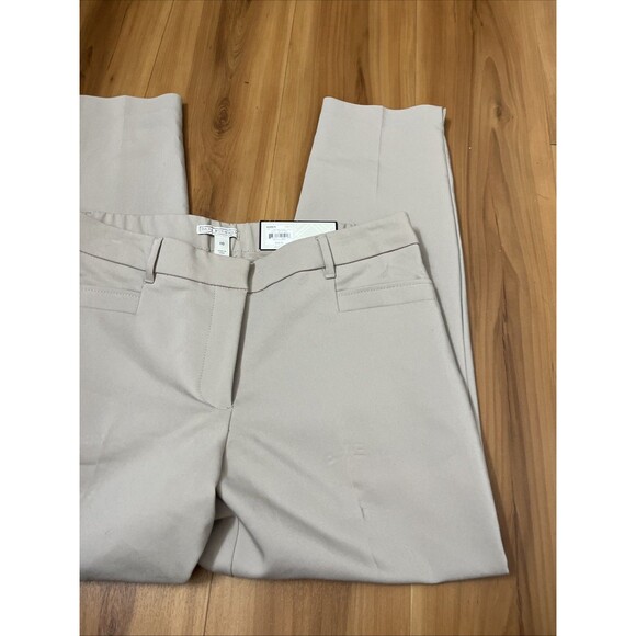 DANA BUCHMAN Women's Business Attire Ankle Length Pants Beige Tan Size 10 - Picture 6 of 10